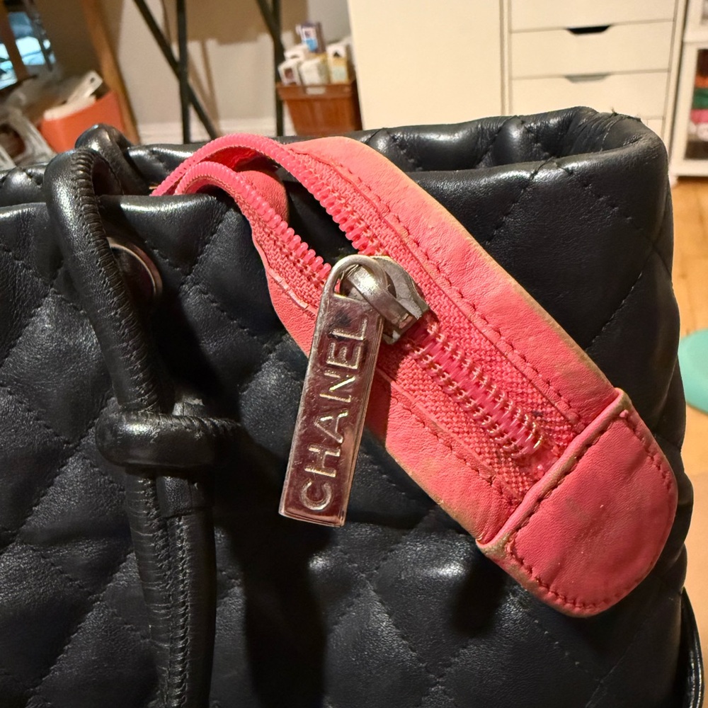 ✨ Chanel Cambon Ligne Ligne Quilted Tote ✨ - Picture 3 of 14